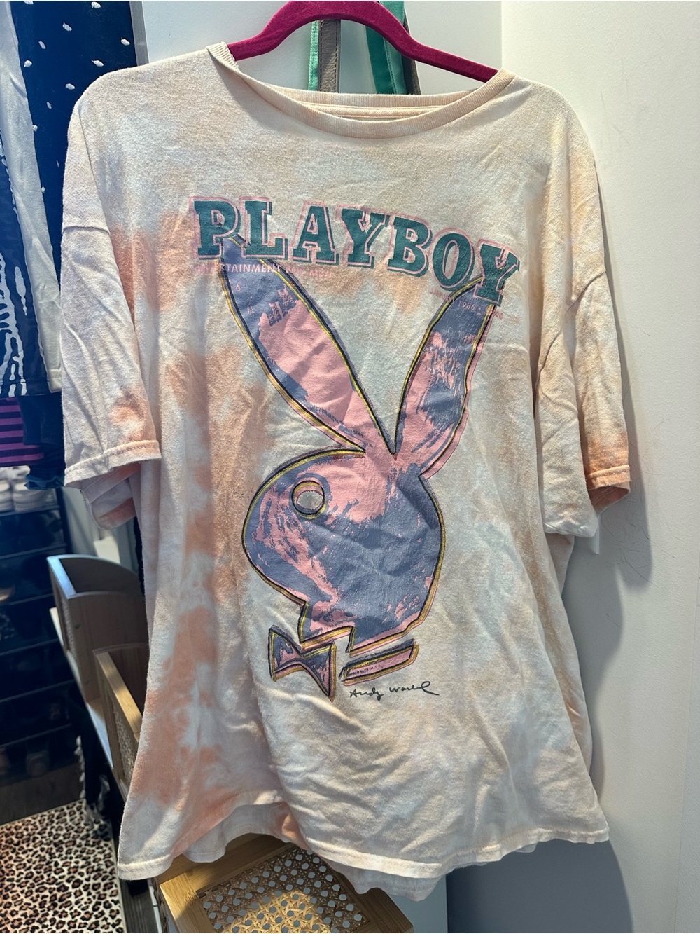Urban Outfitters Playboy Tie Dye Graphic Tee